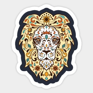 Colorful Lion Sticker